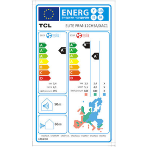 tcl elite prm 12000 btu energy label